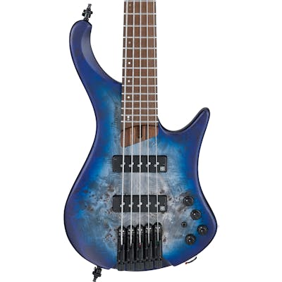 Ibanez EHB1505 5-String Headless Bass Guitar in Pacific Blue Burst Flat